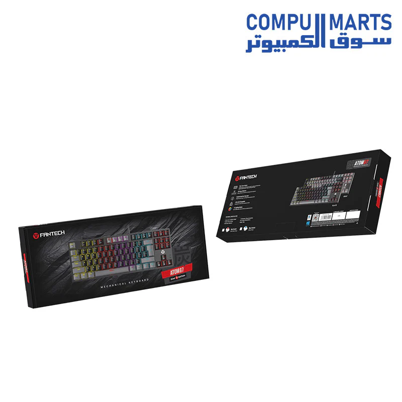 FANTECH MK876V2 ATOM87 RGB MECHANICAL KEYBOARD - Image 2