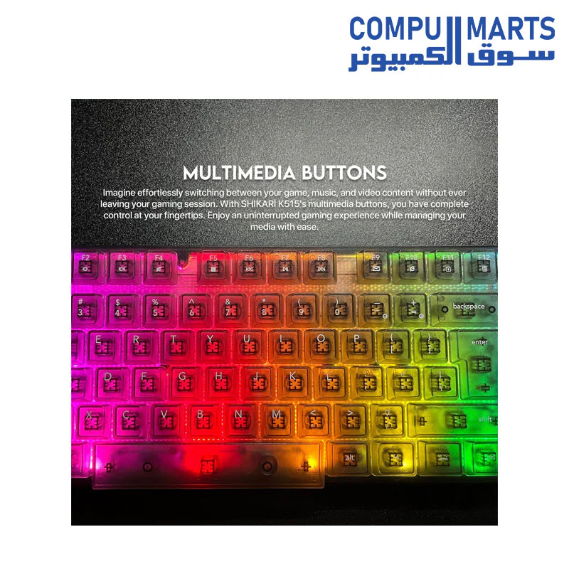 FANTECH SHIKARI K515 Membrane Gaming Keyboard - Image 3