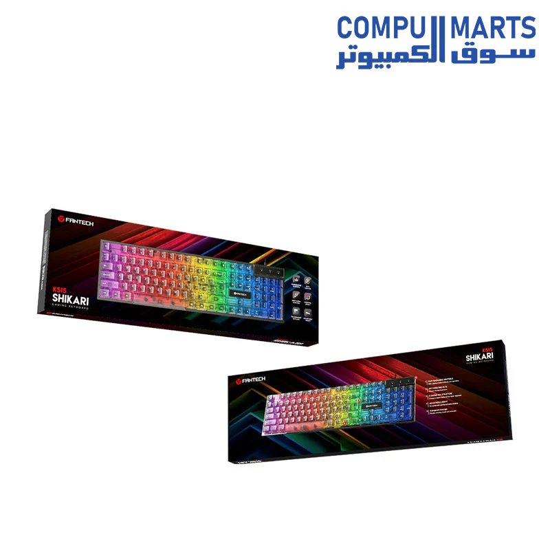 FANTECH SHIKARI K515 Membrane Gaming Keyboard - Image 4