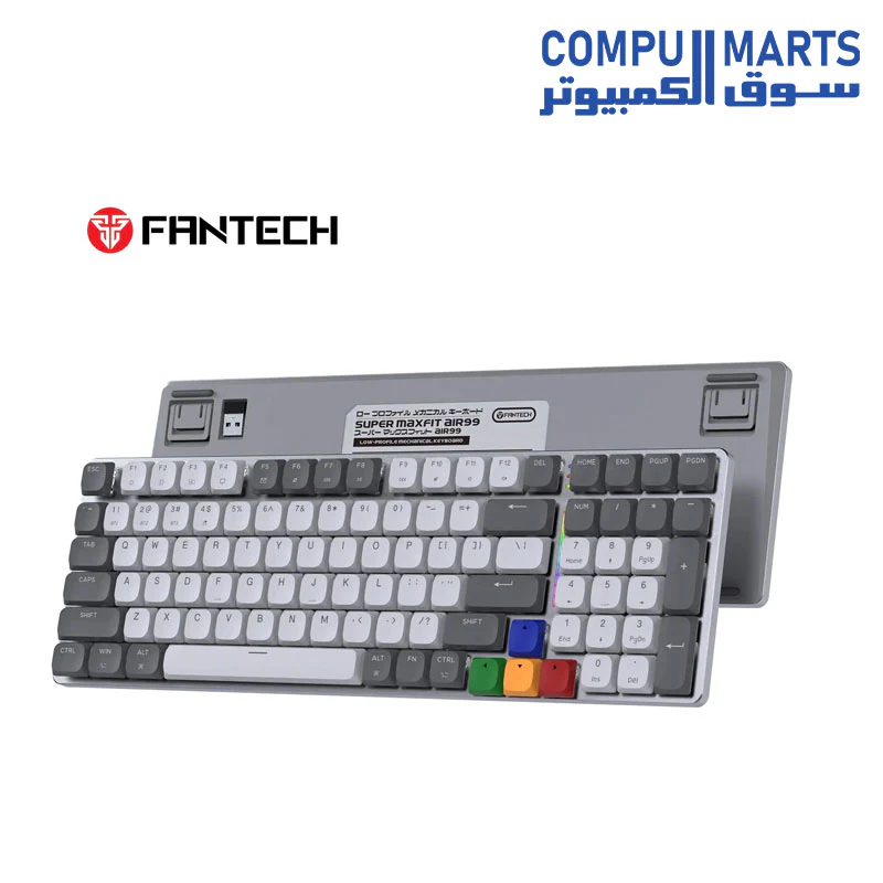 FANTECH SUPER MAXFIT AIR99 MK916 95% LOW PROFILE WIRELESS MECHANICAL KEYBOARD - Image 2