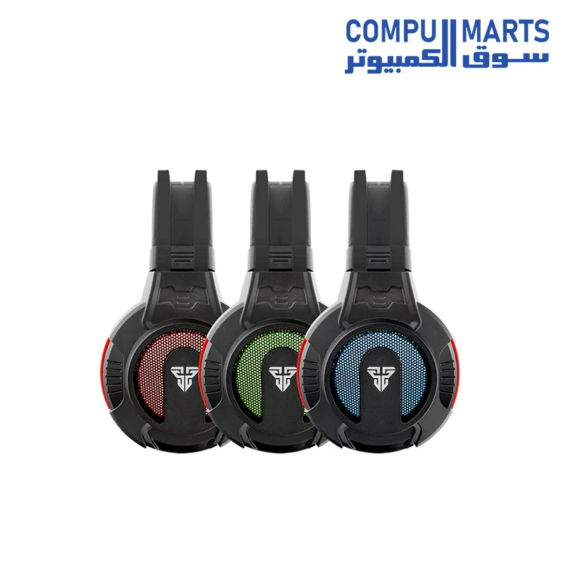 Fantech VISAGE II HG17s RGB LED GAMING HEADSET- WITH 2 JACKS - FOR HOME COMPUTER - Image 4