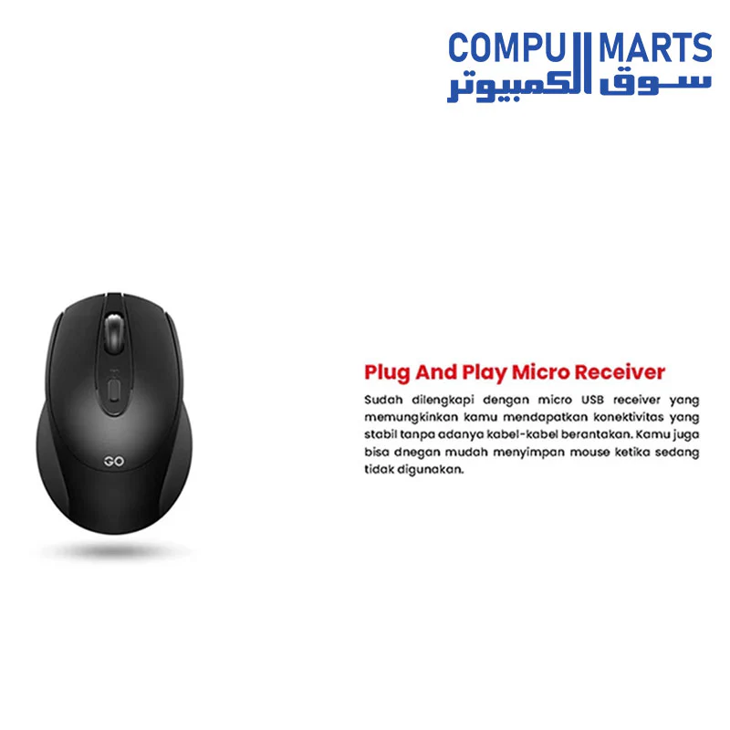 Fantech W191 Wireless Mouse 1600dpi - Image 2