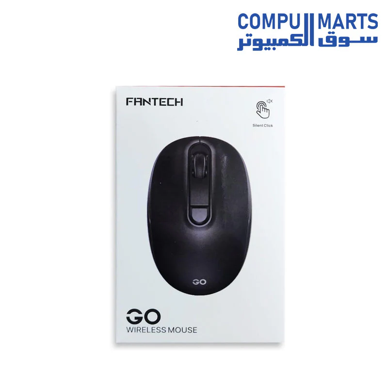 Fantech W192 Wireless Black Mouse 1600DPI - Image 2