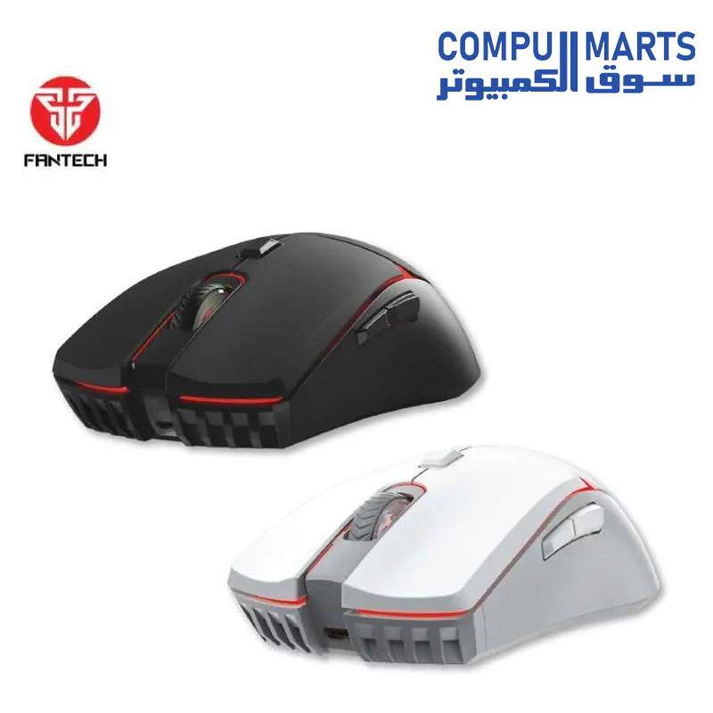 Fantech WGC3 Wireless Mouse Gaming Rechargeable DUAL MODE PIXART 3325 - Image 3