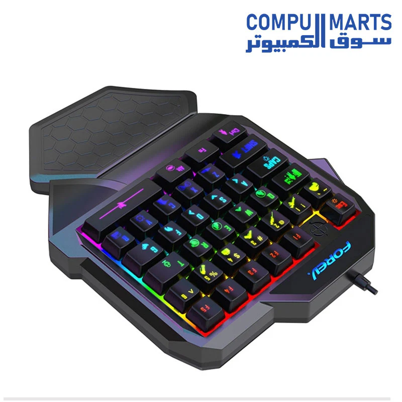 FOREV FV-F6 Wired Gaming Illuminated Keyboard - Image 2