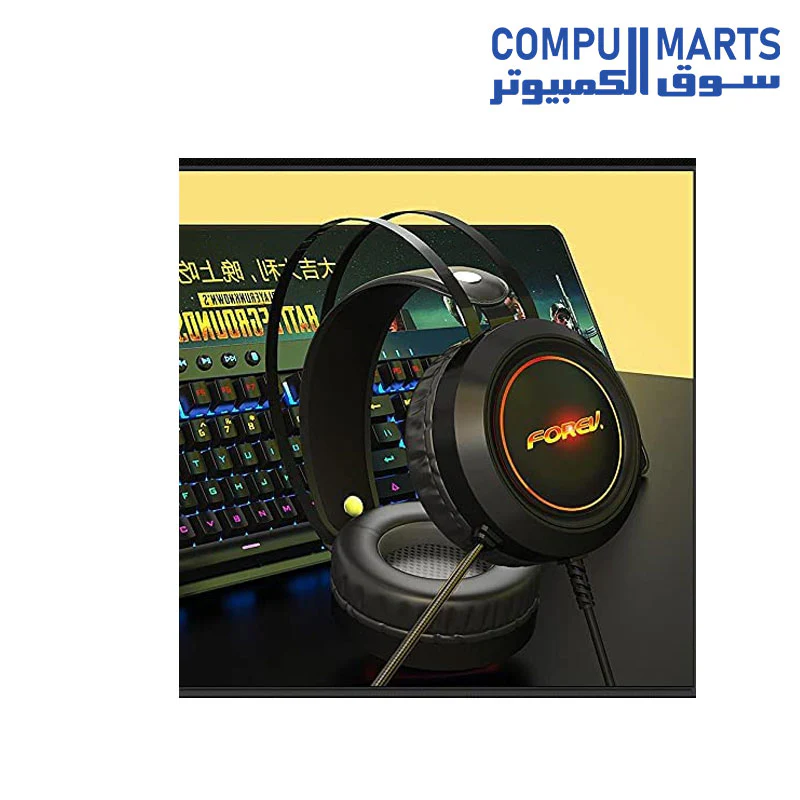 FOREV FV-G95 Gaming Headset with Mic for Xbox One, PS4,Nintendo Switch, PC - Stereo Sound, Noise Reduction Game Earphone - Easy Volume Control - Laptops, Computer - without LED Light - Image 2
