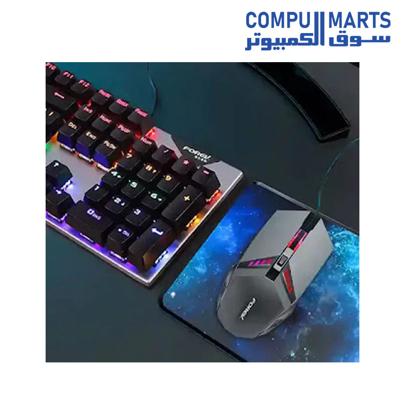 FOREV FV-Q609 Wired Mechanical Gaming Keyboard Mouse Combo - Image 3