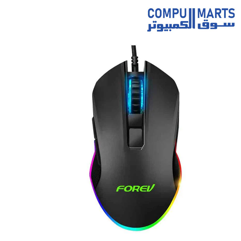 Forev Fv-Q7 Gaming Mouse Multi Dpi & Multi Backlit Led Lights Effects – For Pc - Image 2