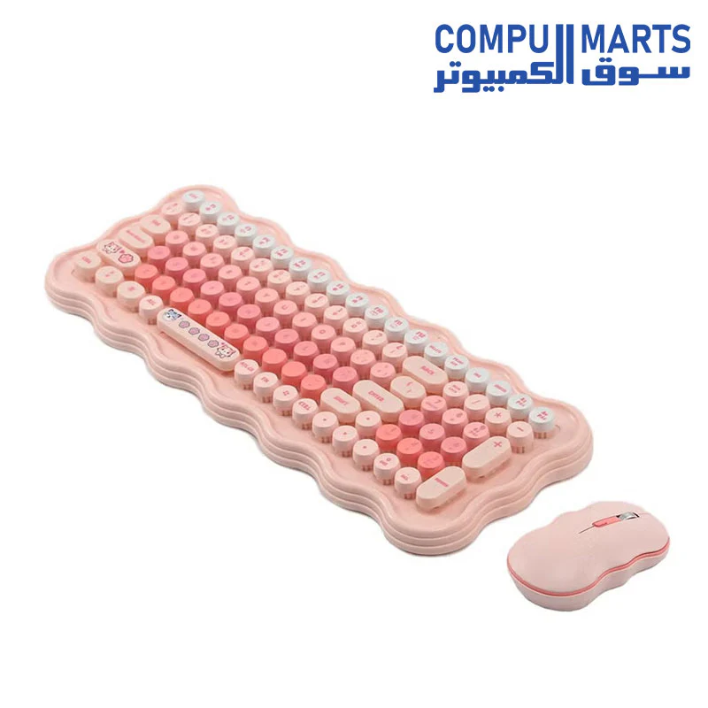 FOREV FV-SW98 Mechanical Wireless Keyboard and Mouse Combo-USB Interface - Image 3