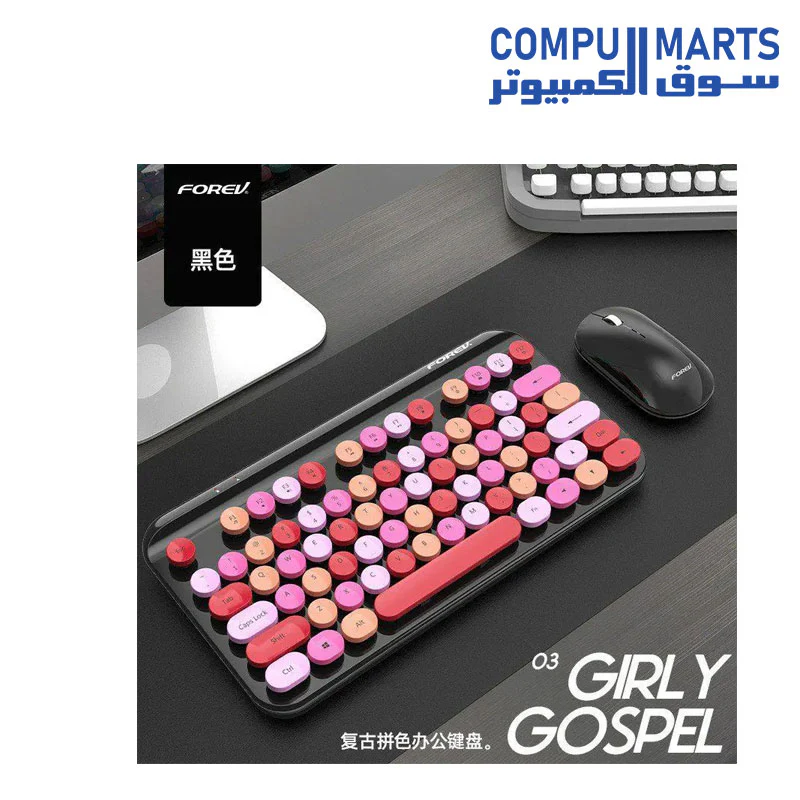 FOREV FV-WI9 2.4G Wireless Keyboard and Mouse - Image 2