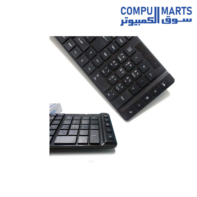 Forev GR-119 Silent Slim Spill-resistant Multimedia Keyboard - Image 2