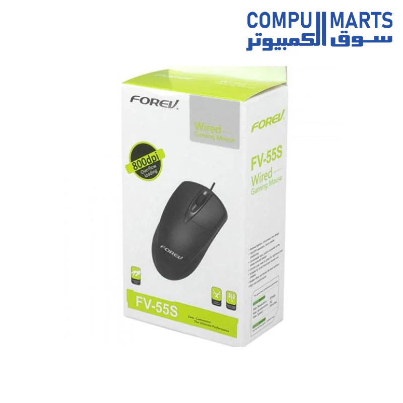 Forev Wired Gaming Mouse 800 Dpi FV-55S - Image 3
