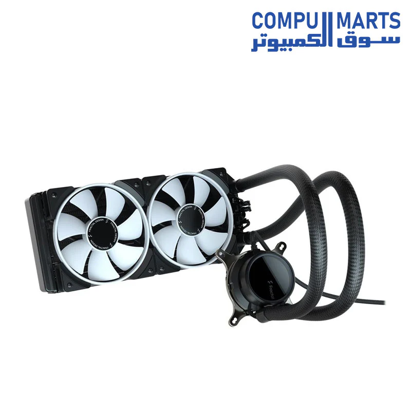 Fractal Design Celsius+ S24 Prisma PWM ARGB 240mm Silent Performance Slim Radiator AIO CPU Liquid/Water Cooler - Image 2