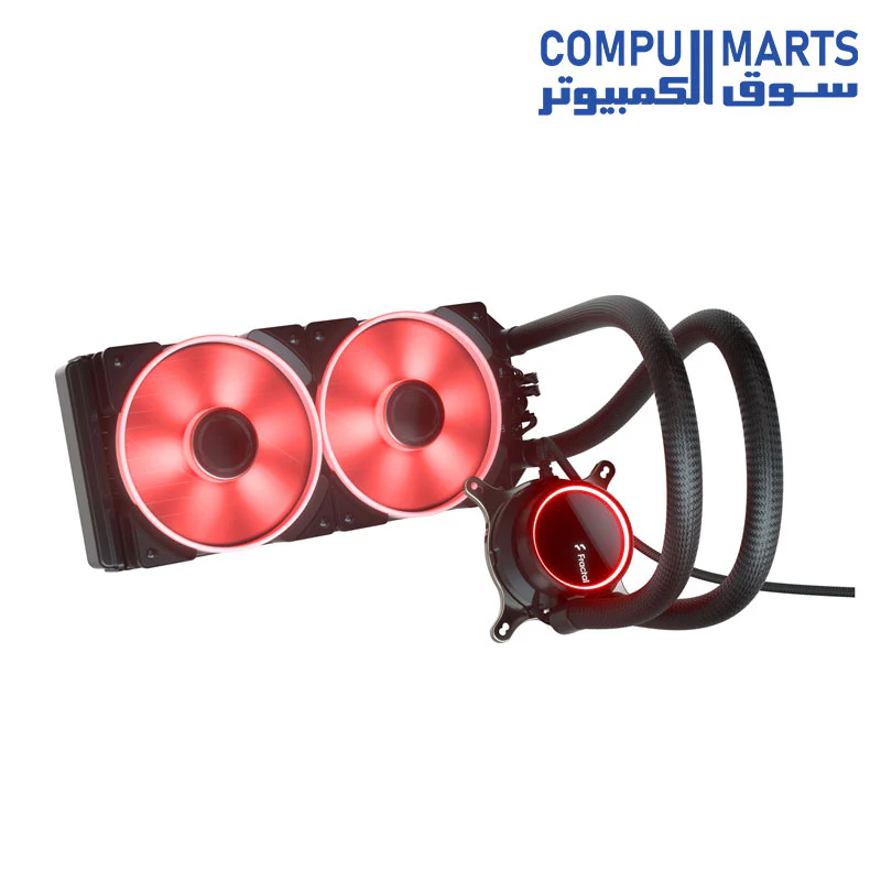 Fractal Design Celsius+ S24 Prisma PWM ARGB 240mm Silent Performance Slim Radiator AIO CPU Liquid/Water Cooler - Image 3