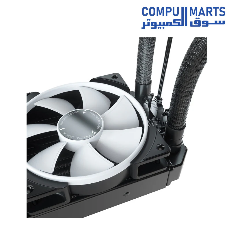Fractal Design Celsius+ S24 Prisma PWM ARGB 240mm Silent Performance Slim Radiator AIO CPU Liquid/Water Cooler - Image 4