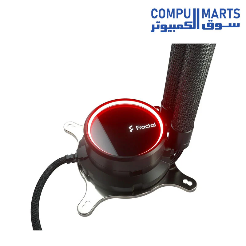 Fractal Design Celsius+ S24 Prisma PWM ARGB 240mm Silent Performance Slim Radiator AIO CPU Liquid/Water Cooler - Image 5