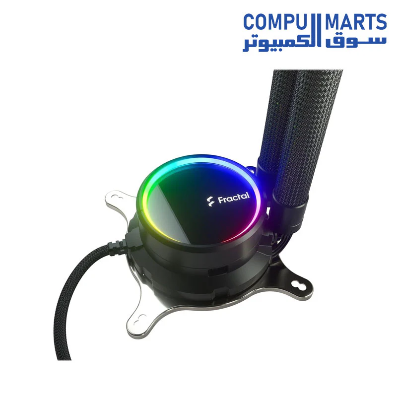 Fractal Design Celsius+ S24 Prisma PWM ARGB 240mm Silent Performance Slim Radiator AIO CPU Liquid/Water Cooler - Image 6