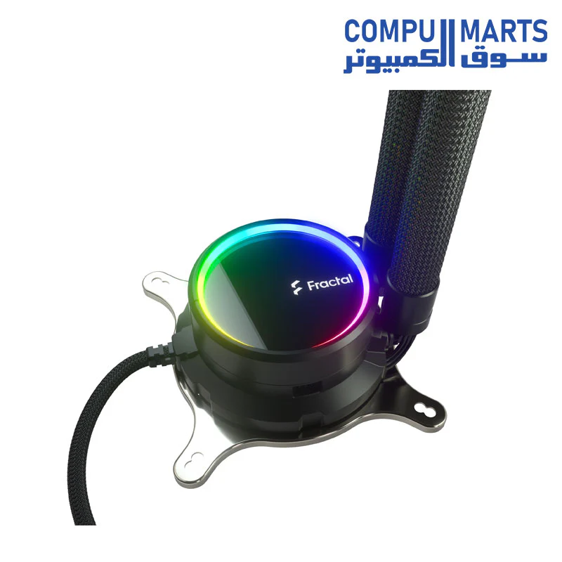 Fractal Design Celsius+ S36 Prisma PWM ARGB 360mm Silent Performance Slim Radiator AIO CPU Liquid/Water Cooler - Image 4