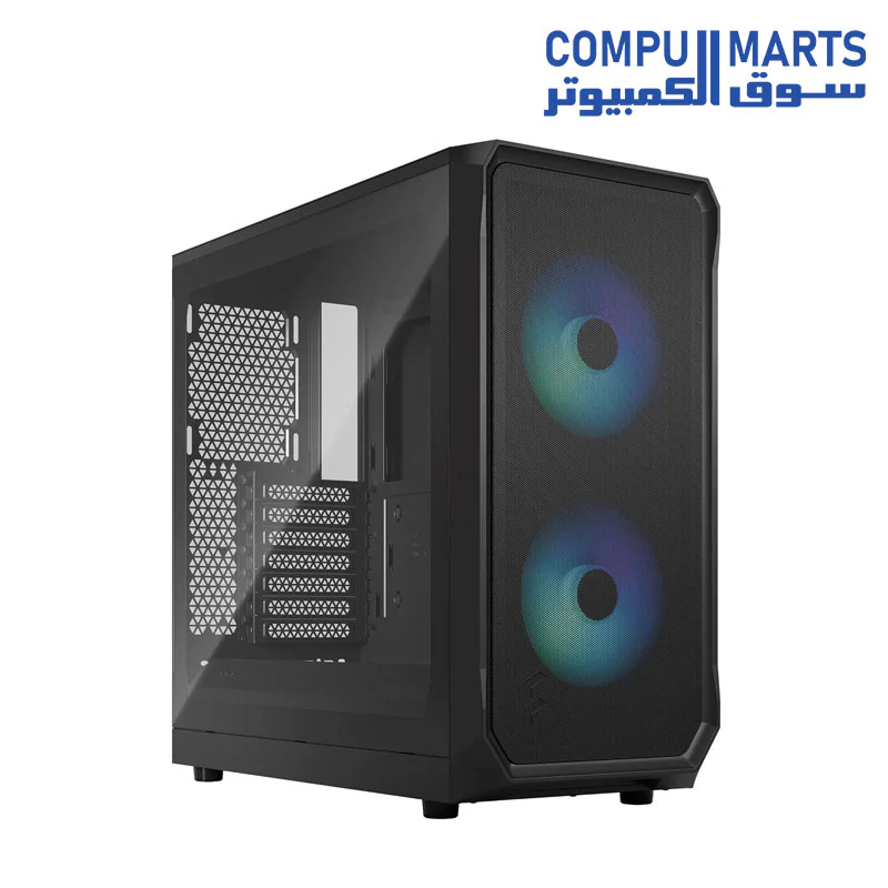 Fractal Design Focus 2 RGB TG Clear Tint, mid tower - Tempered Glass - Image 2