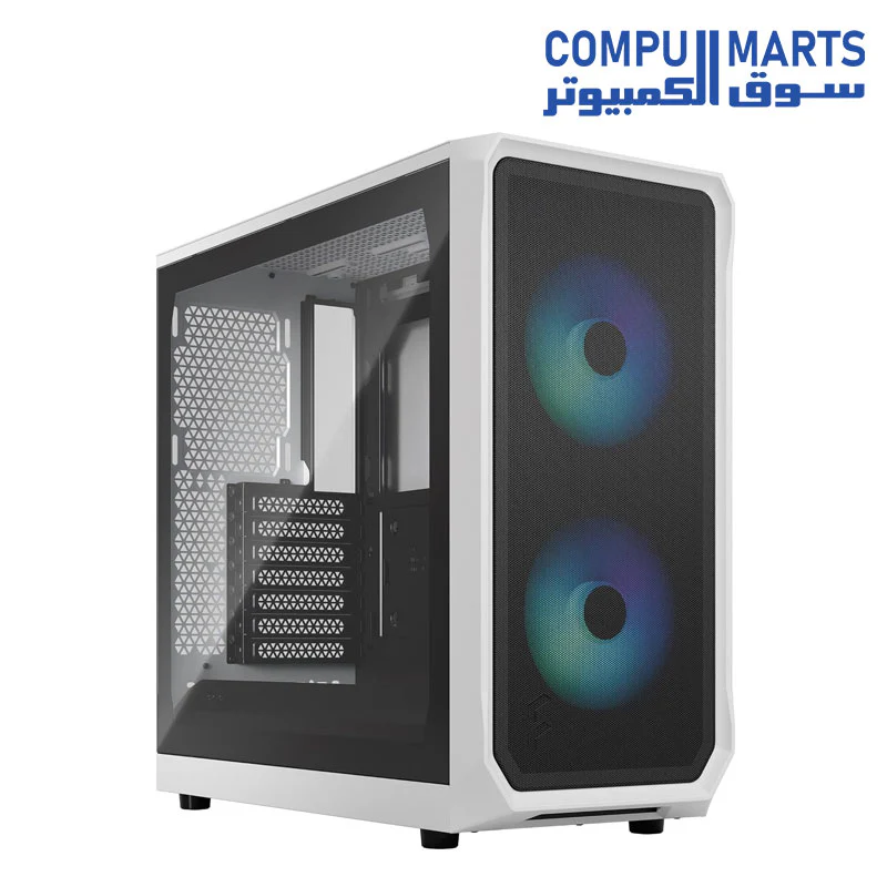 Fractal Design Focus 2 RGB TG Clear Tint, mid tower - Tempered Glass - Image 3