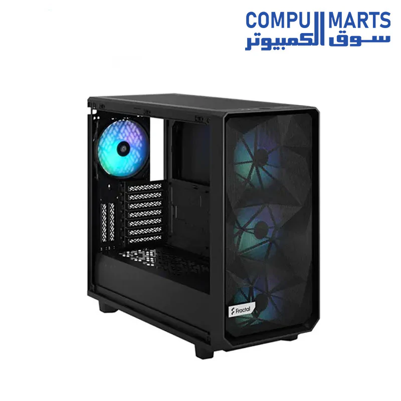 Fractal Design Meshify 2 Black TG Light Tint - RGB - Image 4