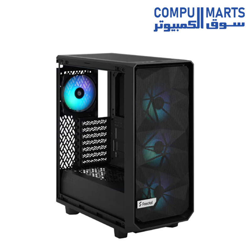 Fractal Design Meshify 2 Compact TG Clear tint - RGB - Image 2
