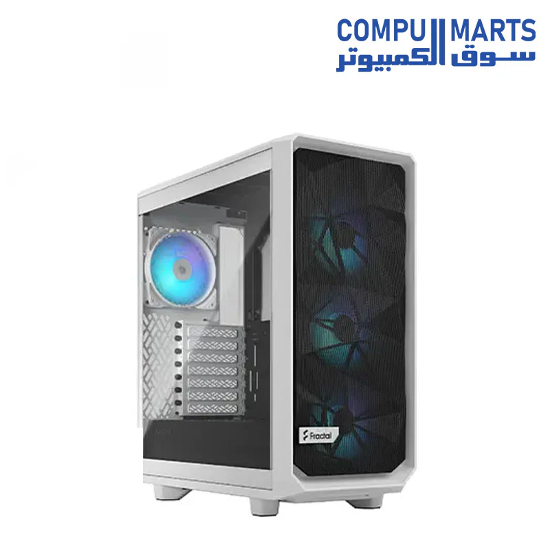 Fractal Design Meshify 2 Compact TG Clear tint - RGB - Image 3