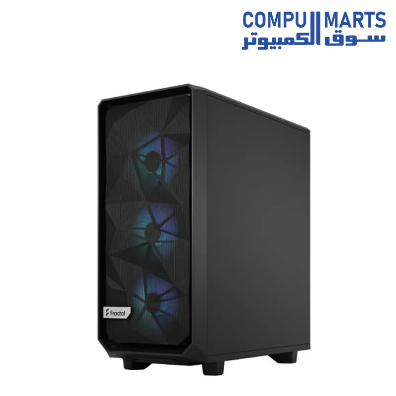 Fractal Design Meshify 2 Compact TG Clear tint - RGB - Image 4