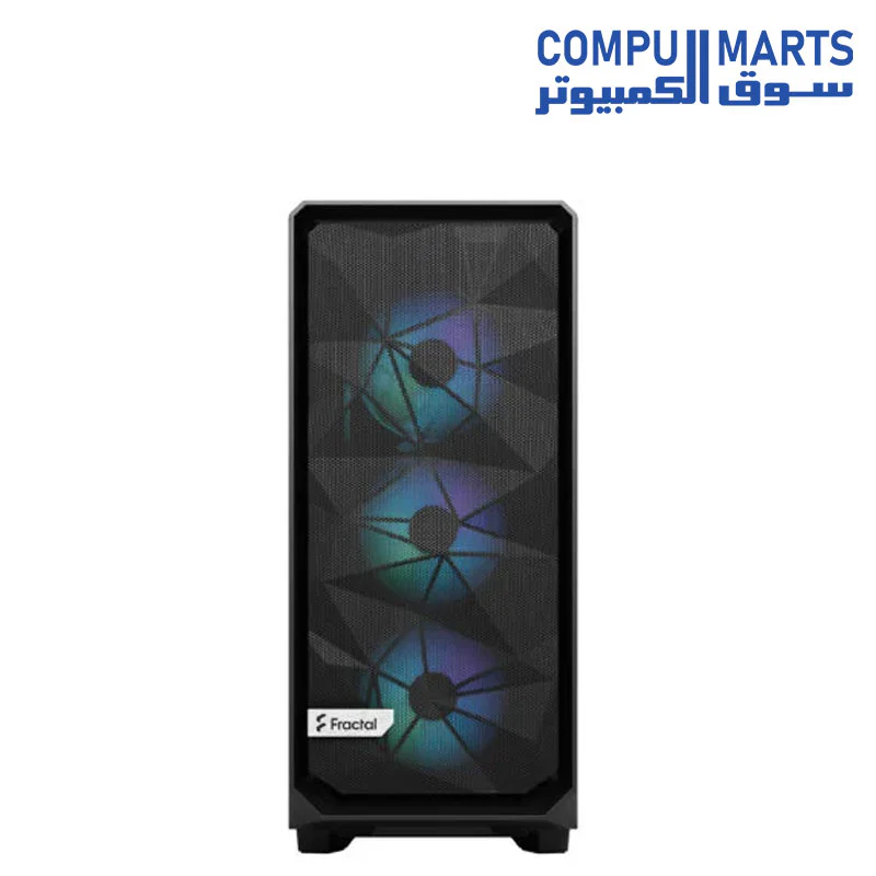 Fractal Design Meshify 2 Compact TG Clear tint - RGB - Image 6