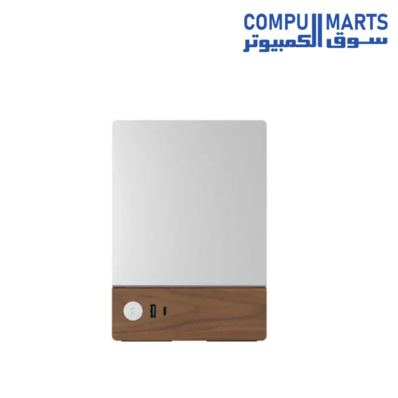 Fractal Design Terra Silver - Wood Walnut Front Panel - Small Form Factor - Mini ITX Gaming case – PCIe 4.0 Riser Cable – USB Type-C - Anodized Aluminum Panels - Image 5