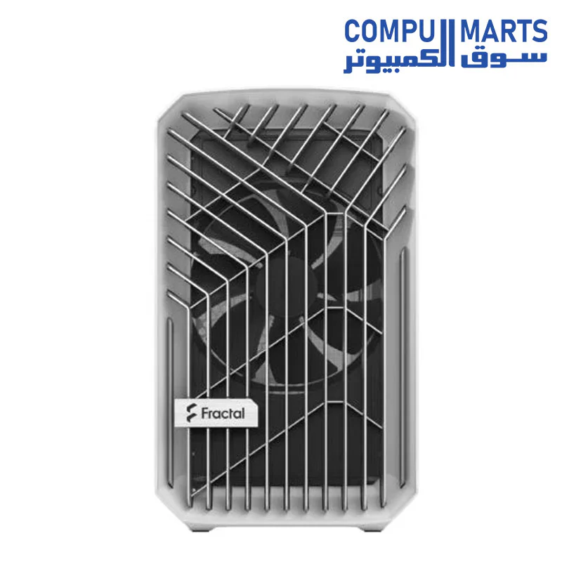 Fractal Design Torrent Nano Tempered Glass Side Panels - Open Grille for Maximum air Intake - 180mm PWM Fan Included - Type C - mITX Airflow Mini Tower PC Gaming Case - Image 5