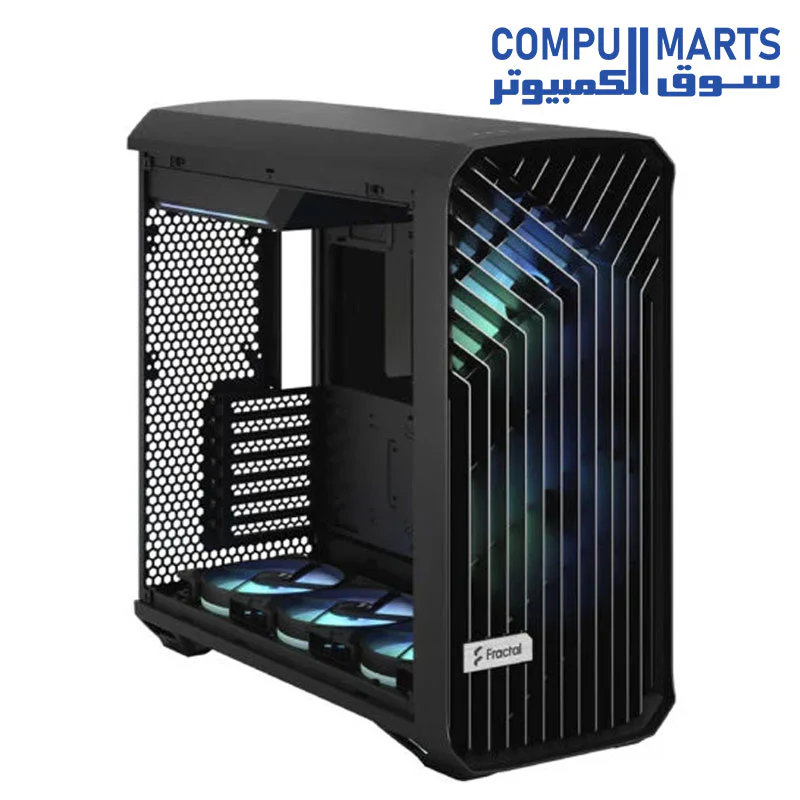 Fractal Design Torrent Black  RGB - Light Tint Tempered Glass Panels - ATX Airflow Mid Tower PC Gaming Case - Image 13