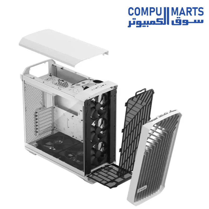 Fractal Design Torrent White TG Clear Tint Case - Image 5