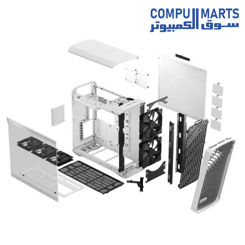 Fractal Design Torrent White TG Clear Tint Case - Image 6