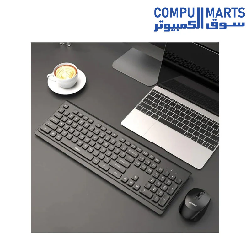 FV-W306 Wireless Gaming keyboard and mouse suit Esports Light-Emitting Office Desktop Laptop Keyboard - Image 3
