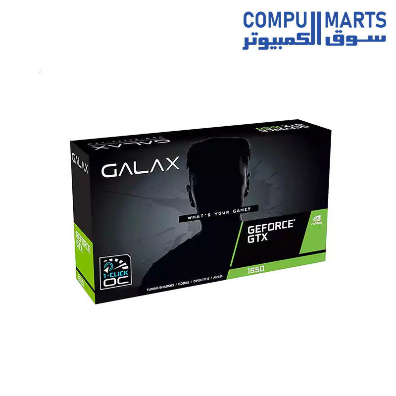 GALAX GeForce GTX 1650 Graphic Card EX 1-Click OC 4GB GDDR6 128-bit DP HDMI DVI-D - Image 3
