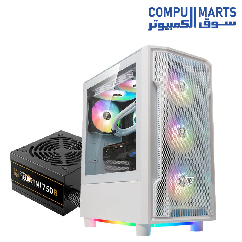 GAMDIAS ATHENA M6 LITE Mid-Tower Gaming Case + PSU - Image 14