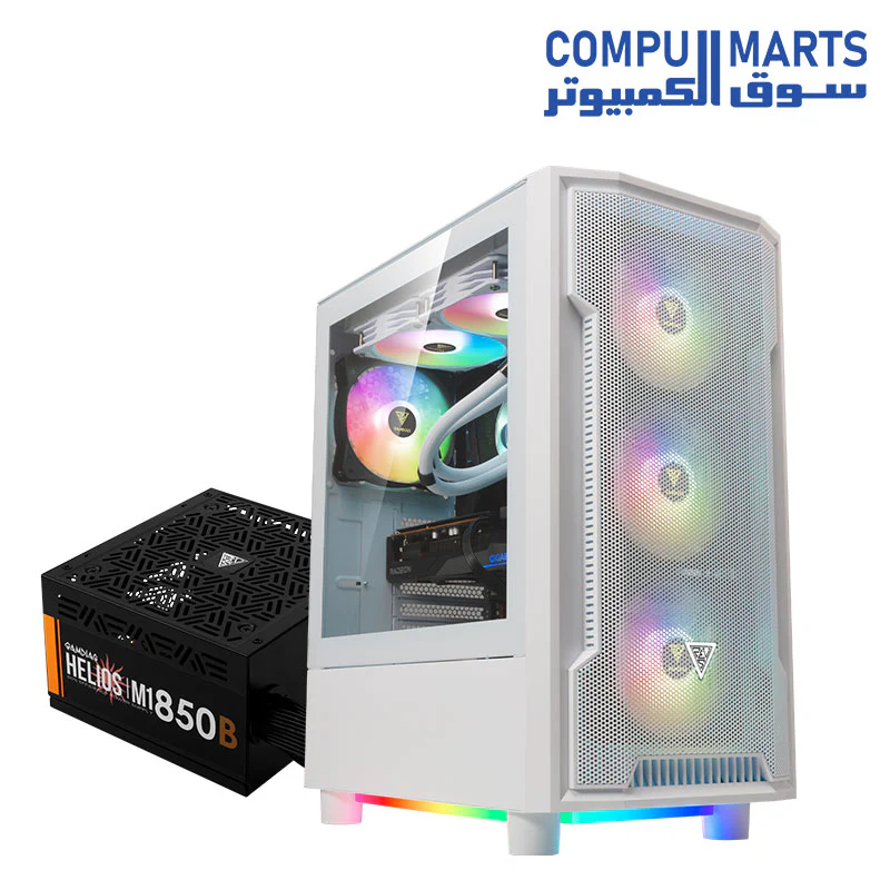 GAMDIAS ATHENA M6 LITE Mid-Tower Gaming Case + PSU - Image 15