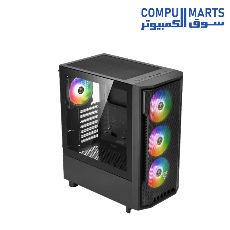 GAMDIAS ATHENA M6 LITE Mid-Tower Gaming Case + PSU - Image 3