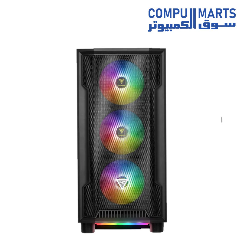 GAMDIAS ATHENA M6 LITE Mid-Tower Gaming Case + PSU - Image 4