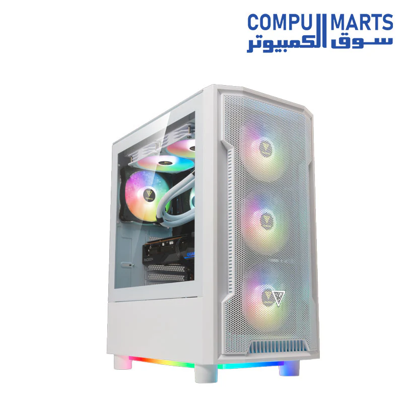 GAMDIAS ATHENA M6 LITE Mid-Tower Gaming Case + PSU - Image 6