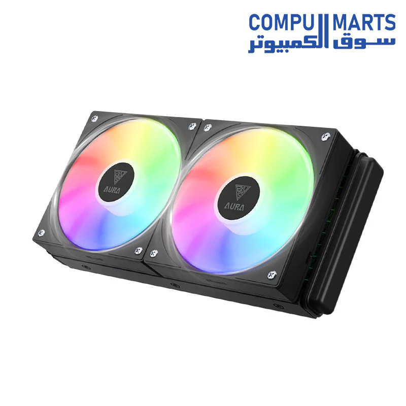 GAMDIAS AURA GL240 V2 ARGB LIQUID COOLER - Image 3