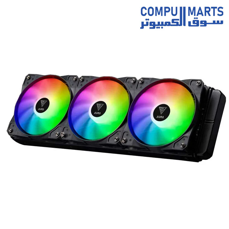 GAMDIAS AURA GL360 All-in-One RGB Liquid Cooler - Image 3