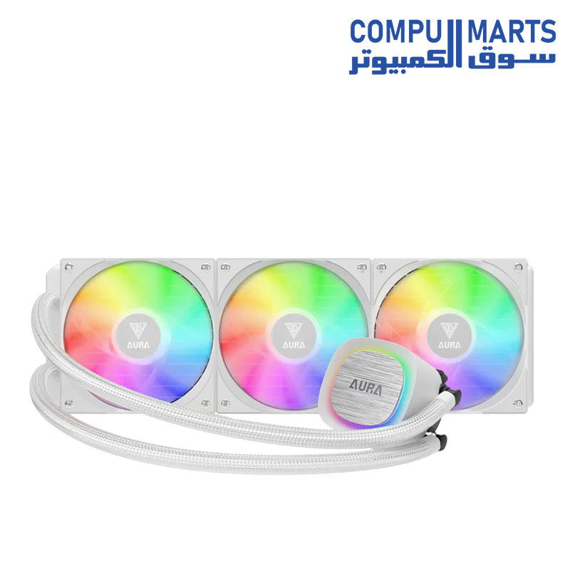GAMDIAS AURA GL360 V2 ARGB Liquid CPU Cooler - Image 4