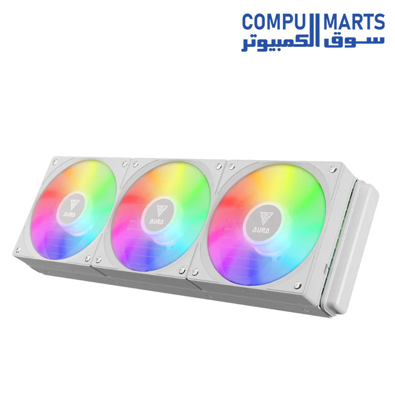 GAMDIAS AURA GL360 V2 ARGB Liquid CPU Cooler - Image 5