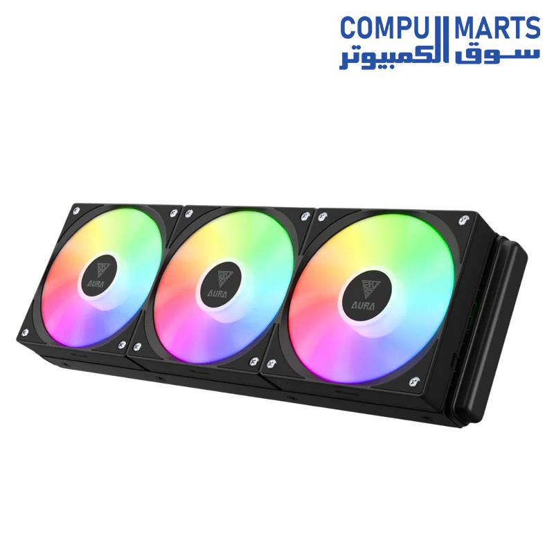 GAMDIAS AURA GL360 V2 ARGB Liquid CPU Cooler - Image 6