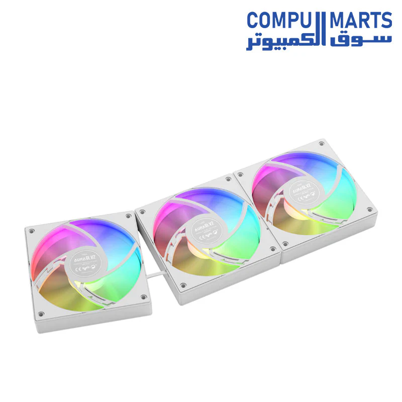 GAMDIAS AURA GL360 V2 ARGB Liquid CPU Cooler - Image 7