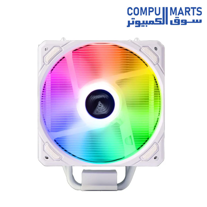 Gamdias (BOREAS E1-410) 120mm 12cm ARGB CPU Cooler - 4 Copper Heatpipes with Hydraulic bearing PWM Fan - Image 6