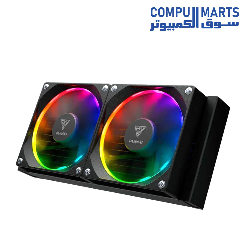 GAMDIAS CHIONE M4-240 IPS LCD ARGB Liquid CPU Cooler - Image 4