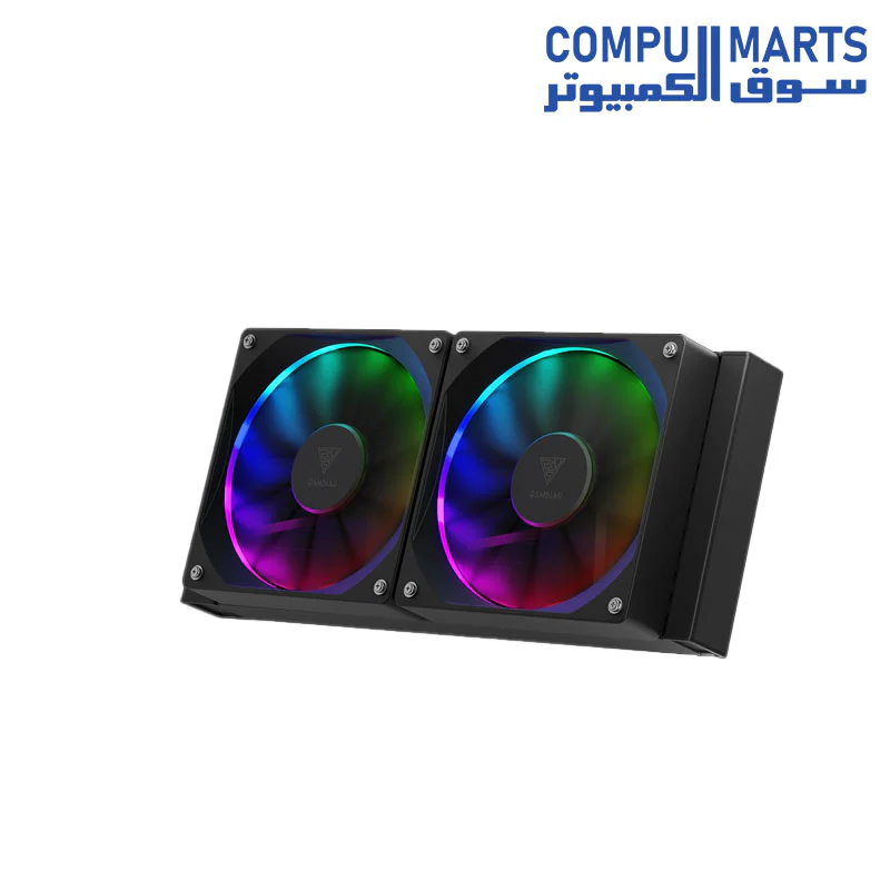GAMDIAS CHIONE P3-240U IPS LCD ARGB Liquid CPU Cooler - Image 4